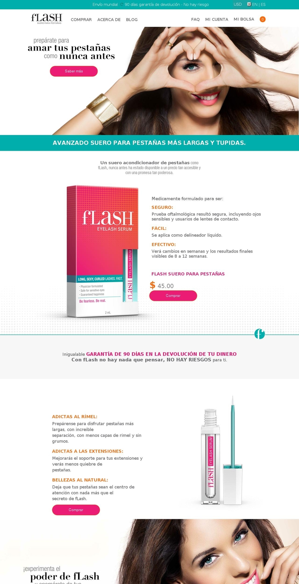 miradaflash.com shopify website screenshot