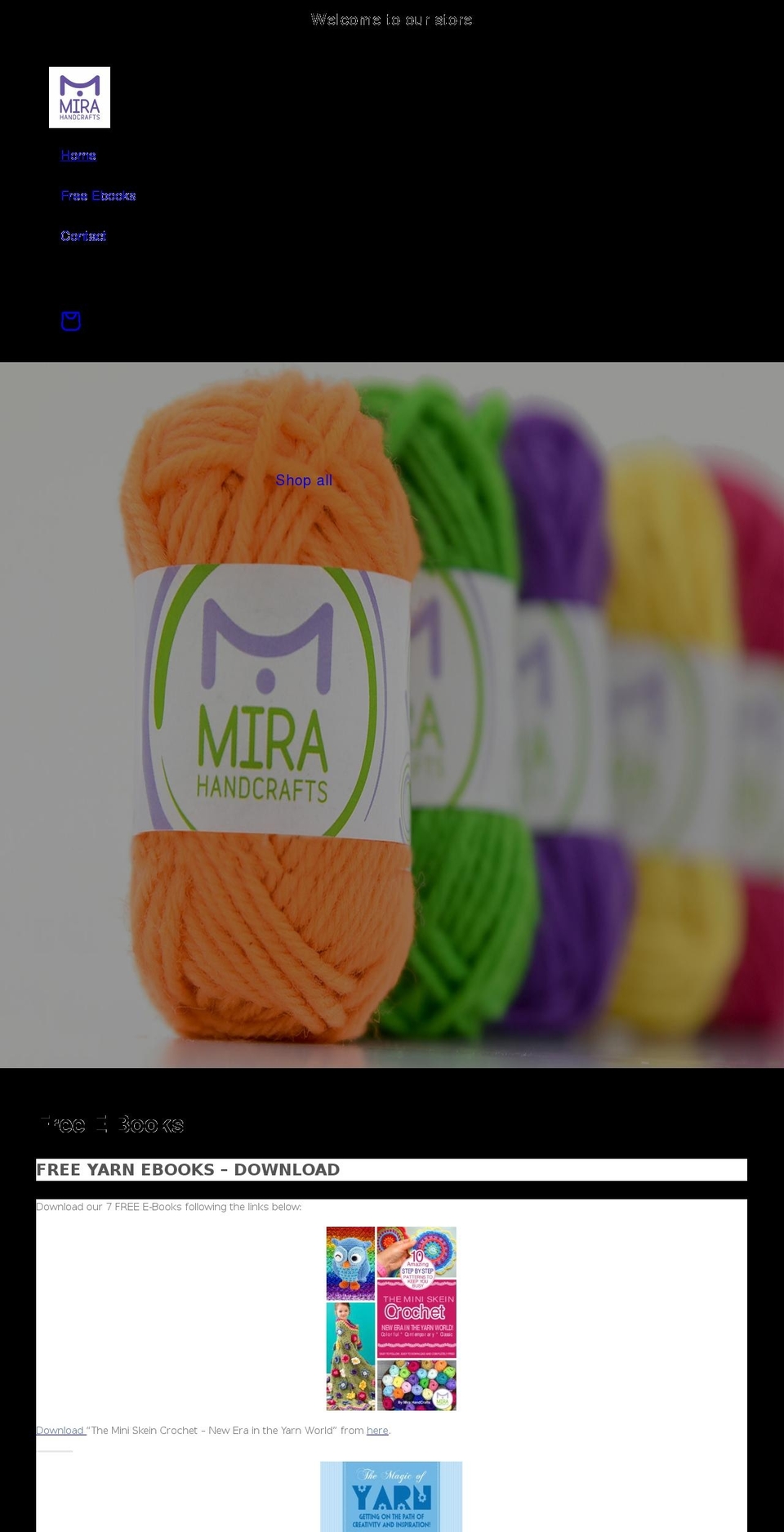 miragoods.com shopify website screenshot