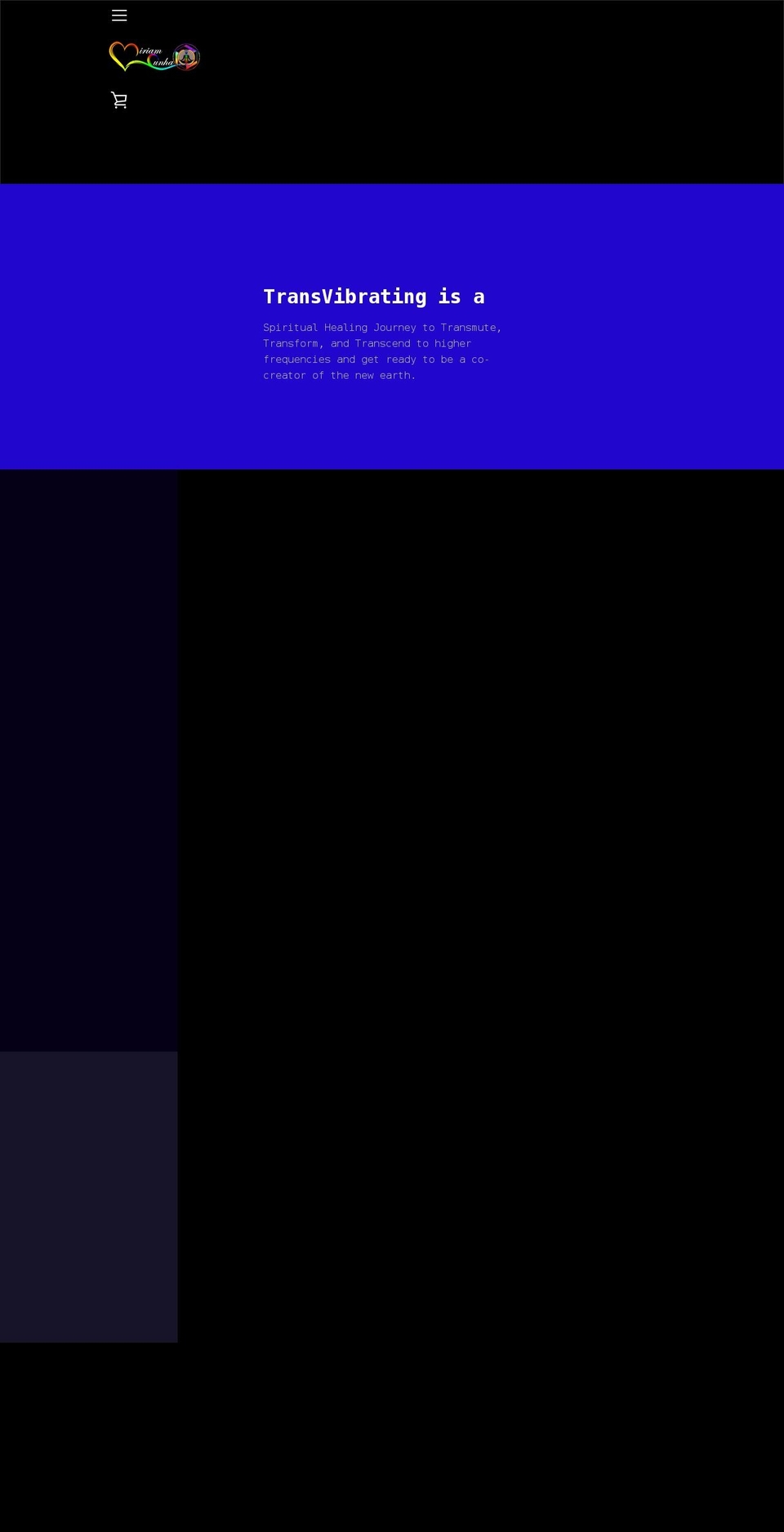 miriamcunha.com shopify website screenshot