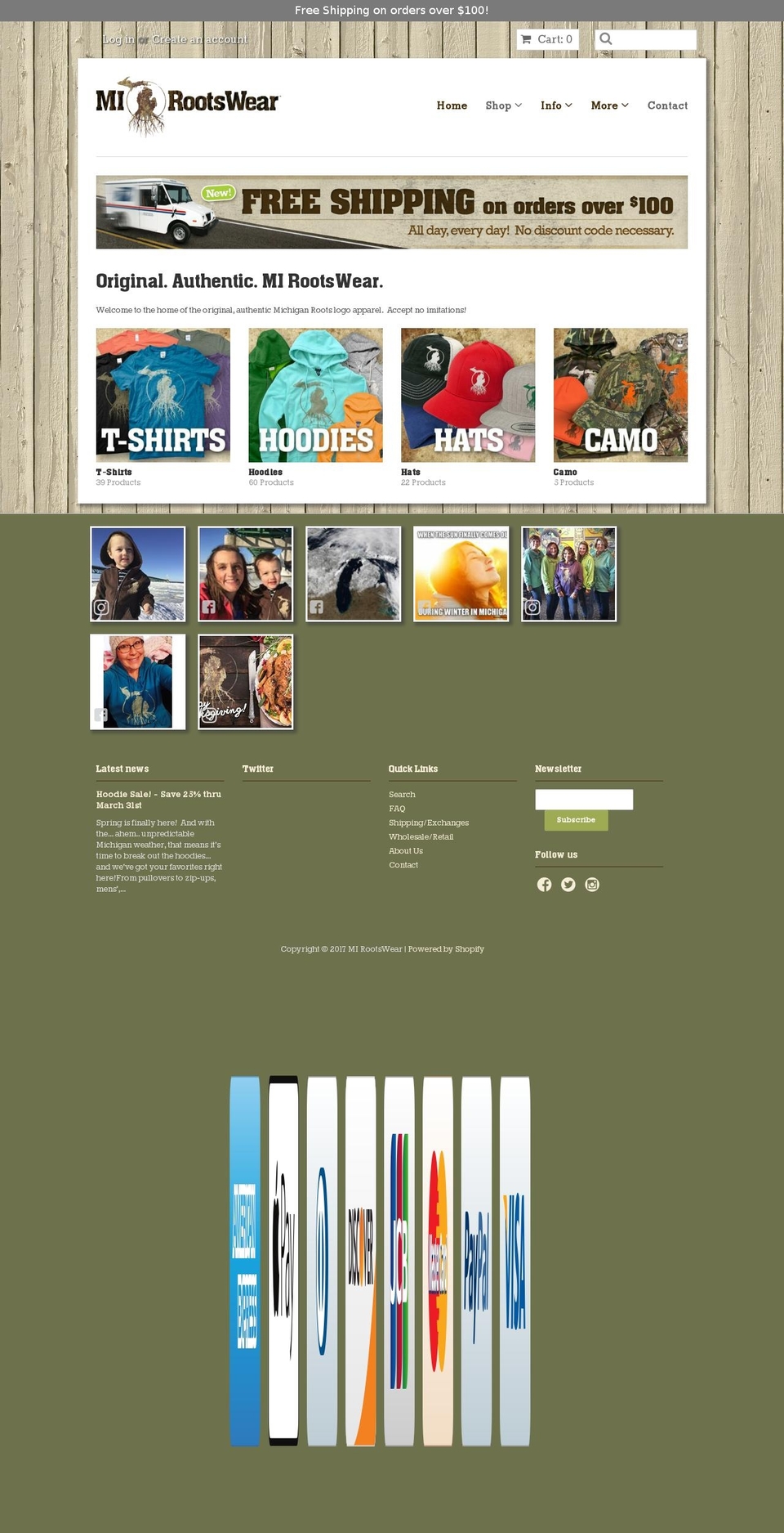 mirootswear.com shopify website screenshot