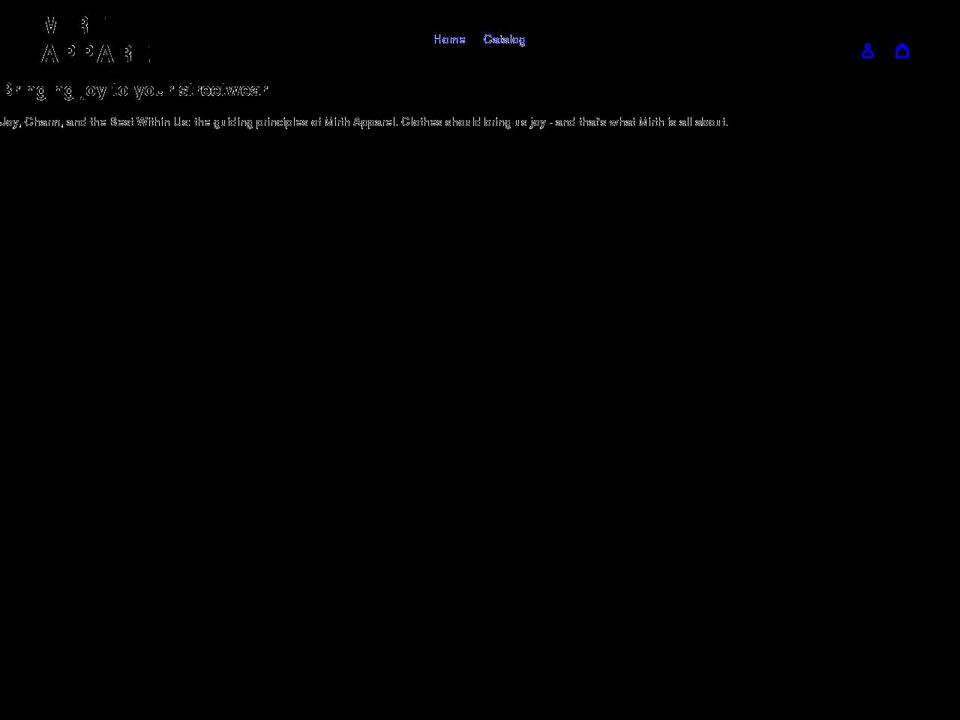mirthapparel.com shopify website screenshot
