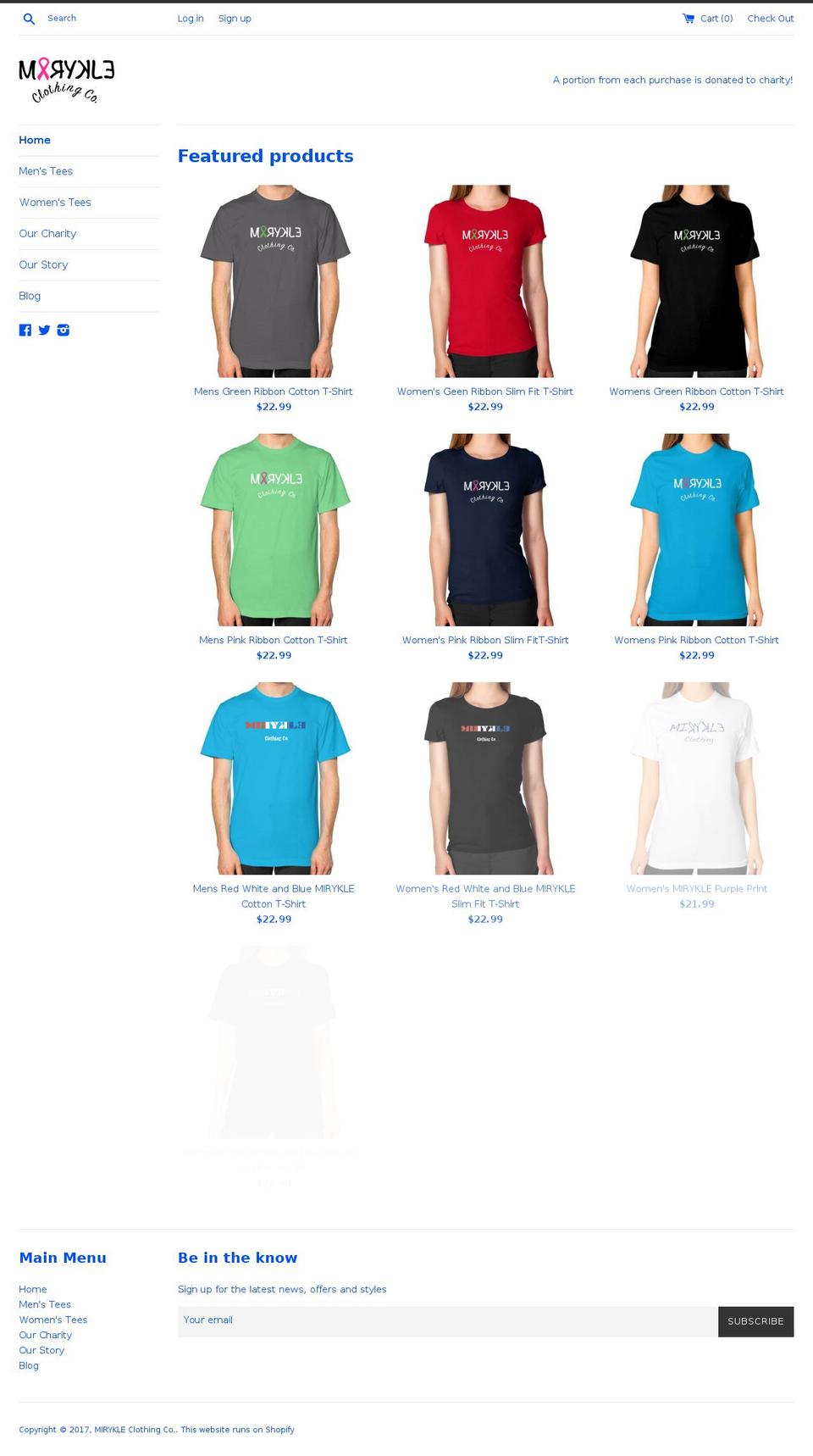 mirykle.com shopify website screenshot