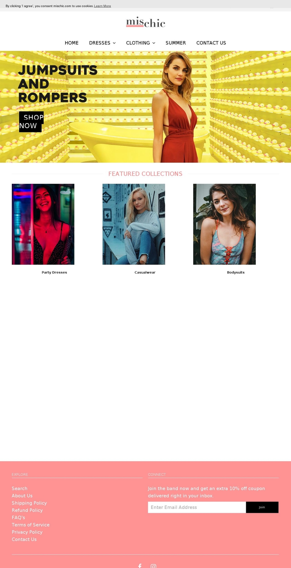 mischic.com — Shopify storefront screenshot