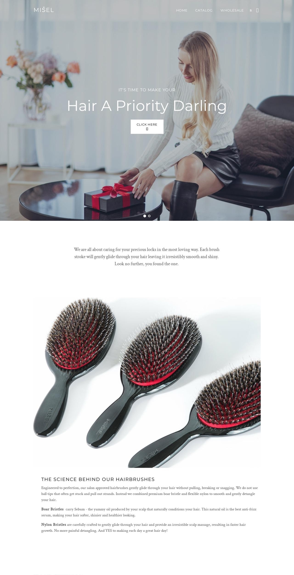 miselbeauty.com — Shopify storefront screenshot