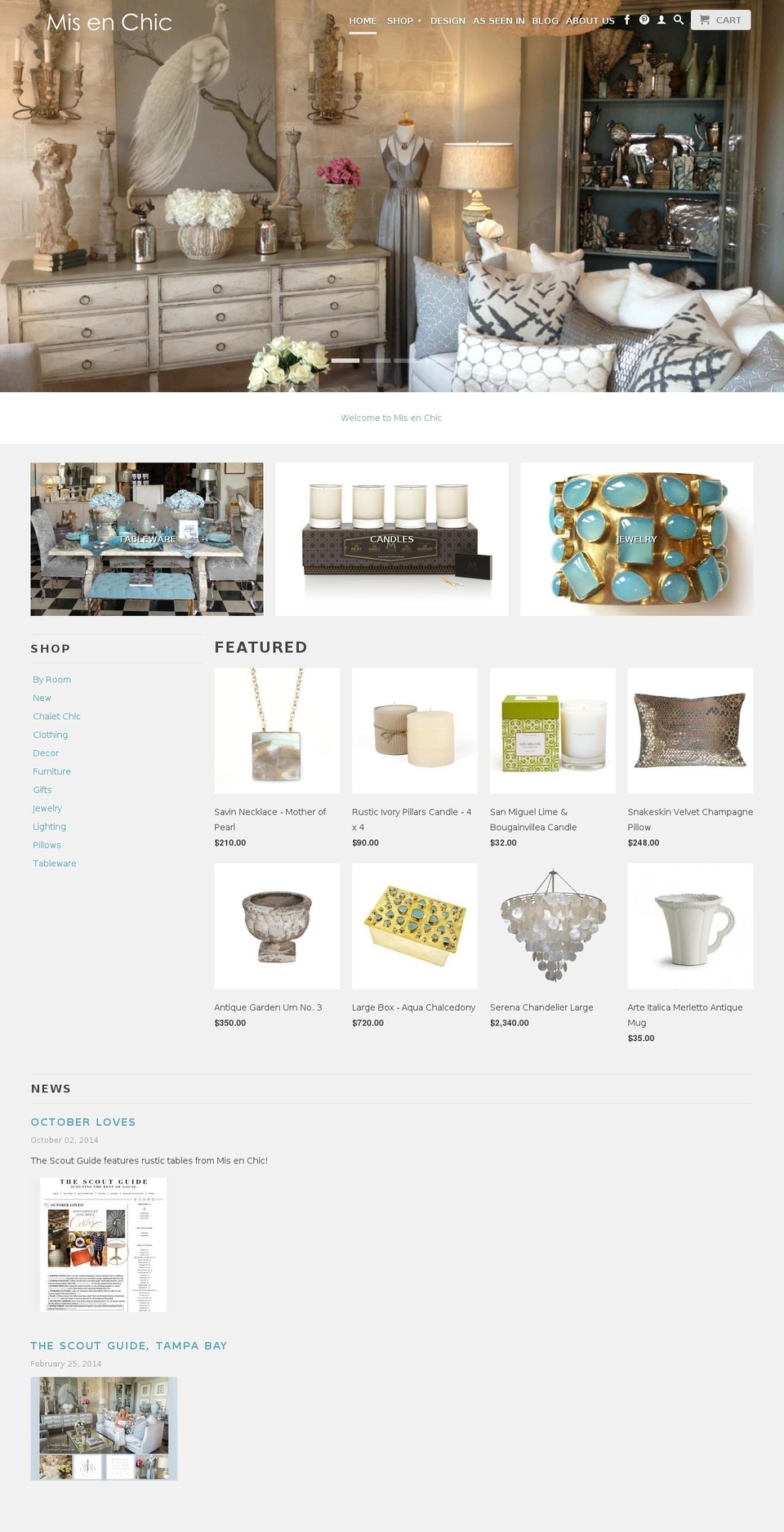 misenchic.com shopify website screenshot