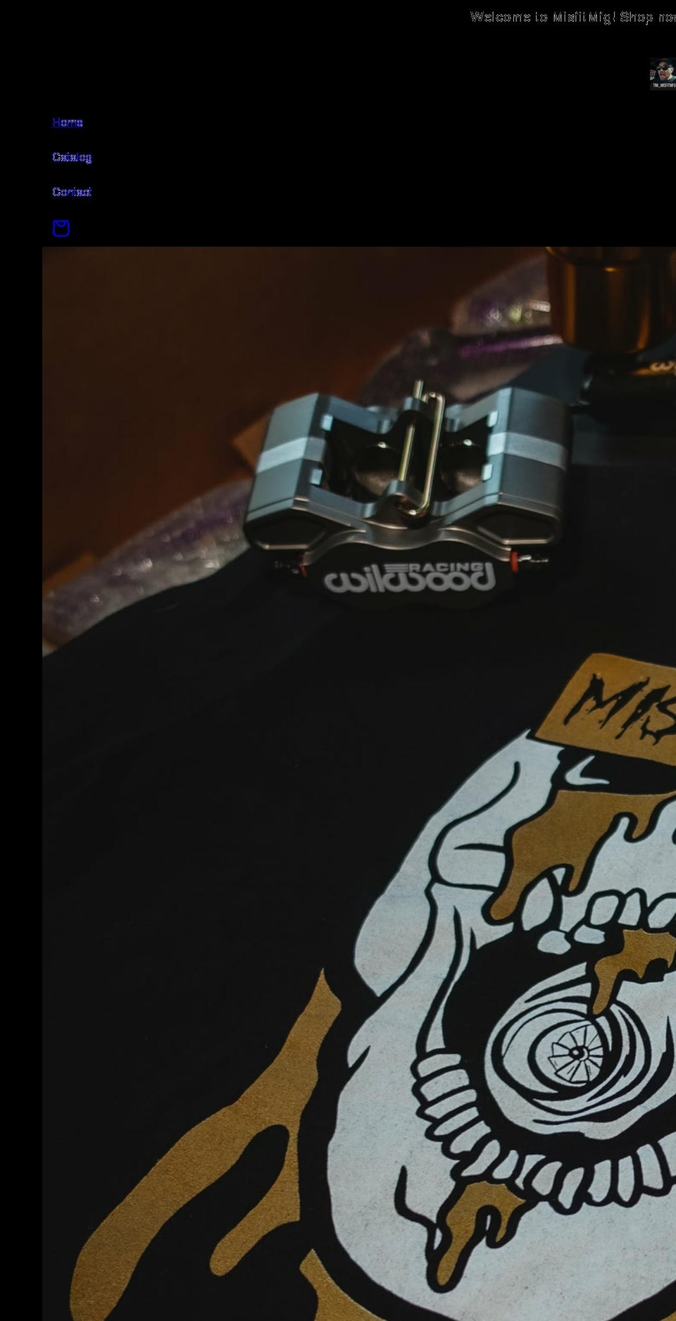 misfitmfg.com shopify website screenshot