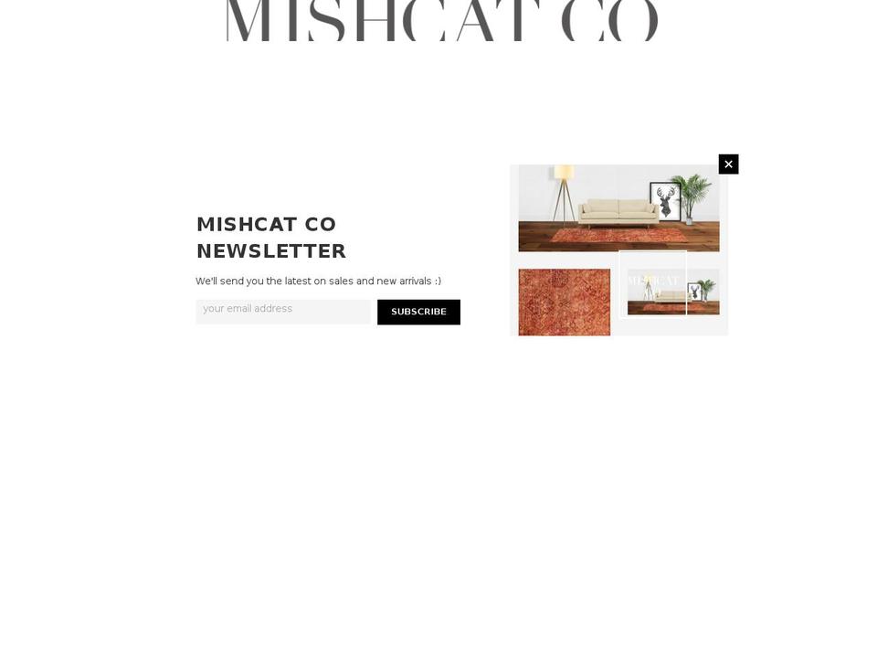 mishcatco.com shopify website screenshot