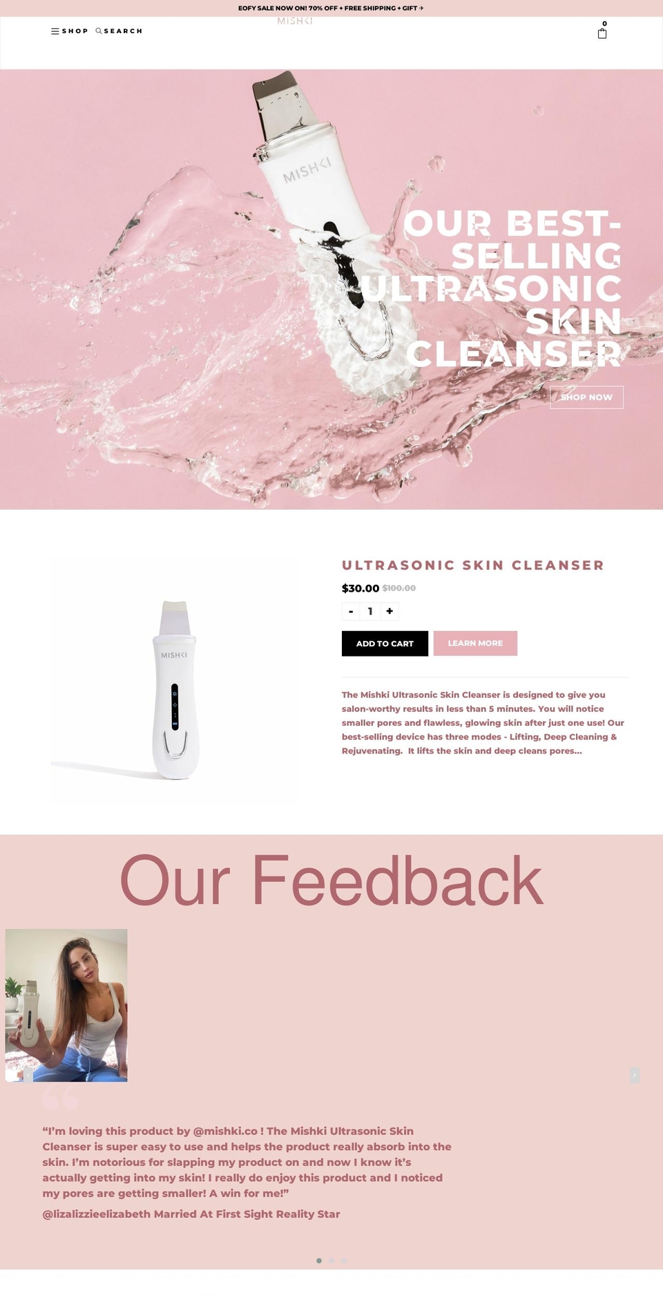 mishkico.com shopify website screenshot