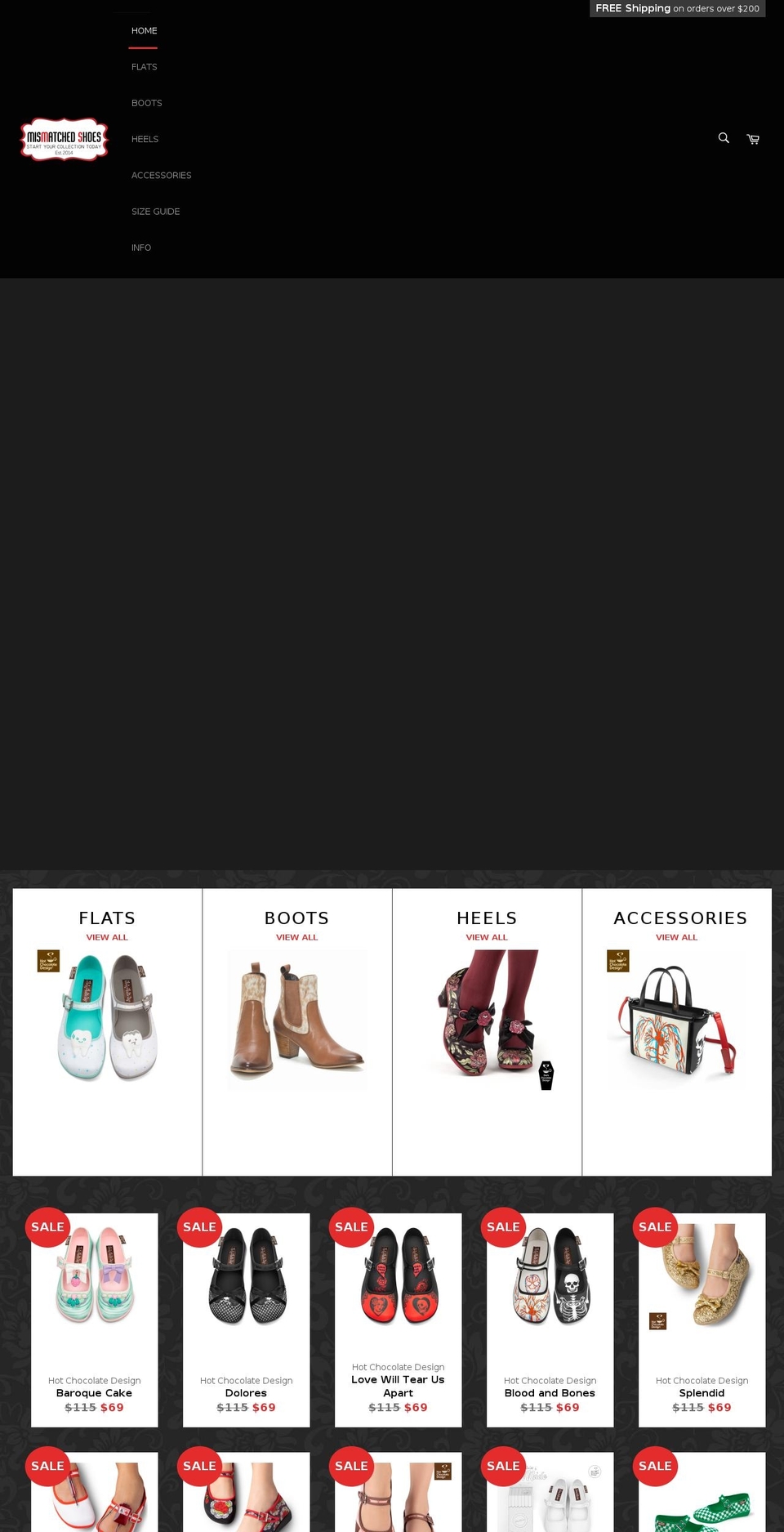 shoes Shopify theme site example mismatchedshoes.co.nz