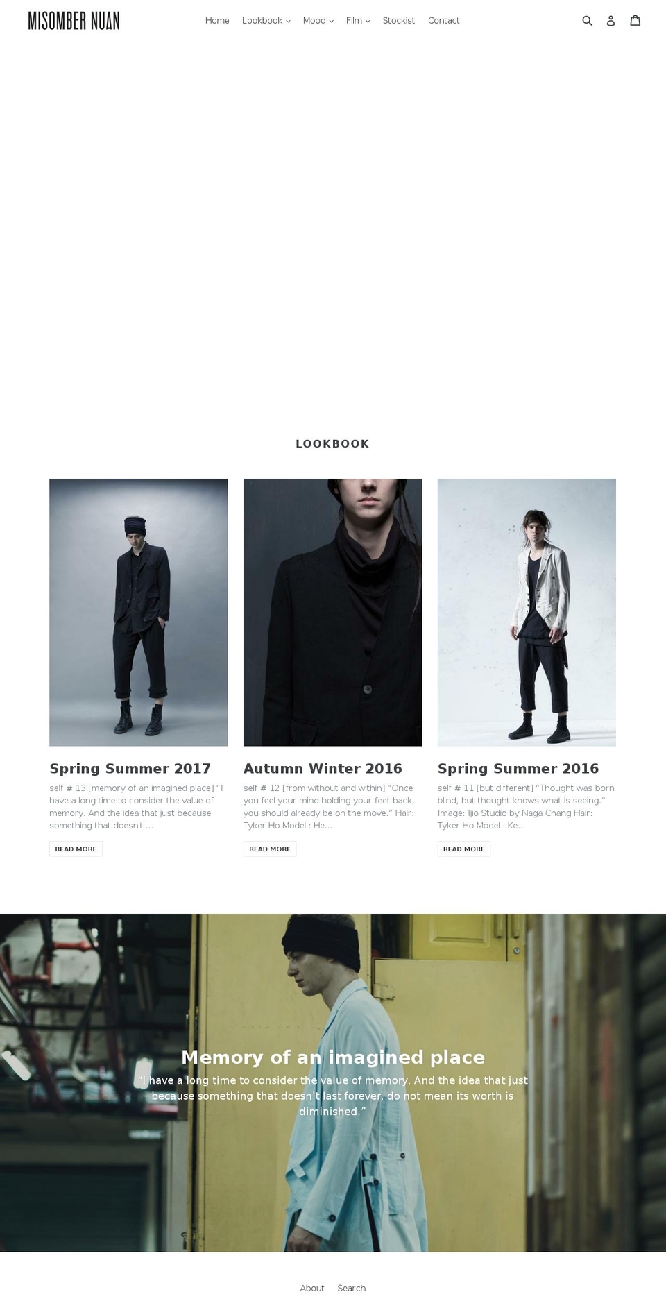 misombernuan.com shopify website screenshot