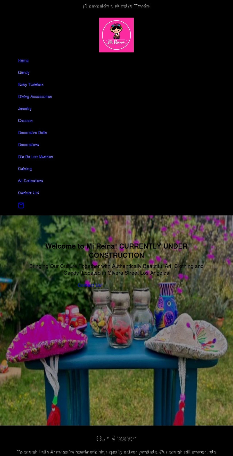 misreinasolverastreet.com shopify website screenshot