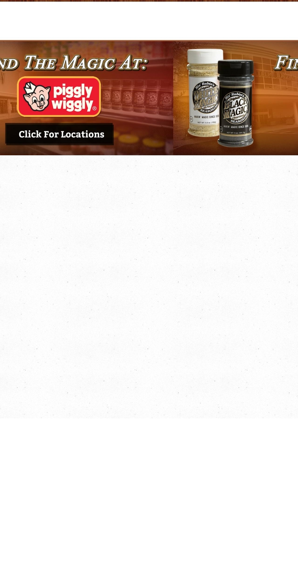 misrubins.com shopify website screenshot