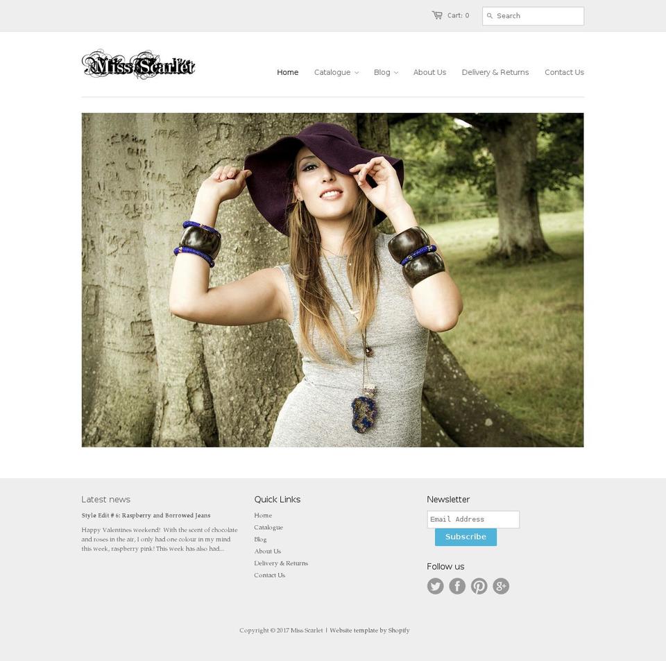 miss-scarlet-plt.com shopify website screenshot