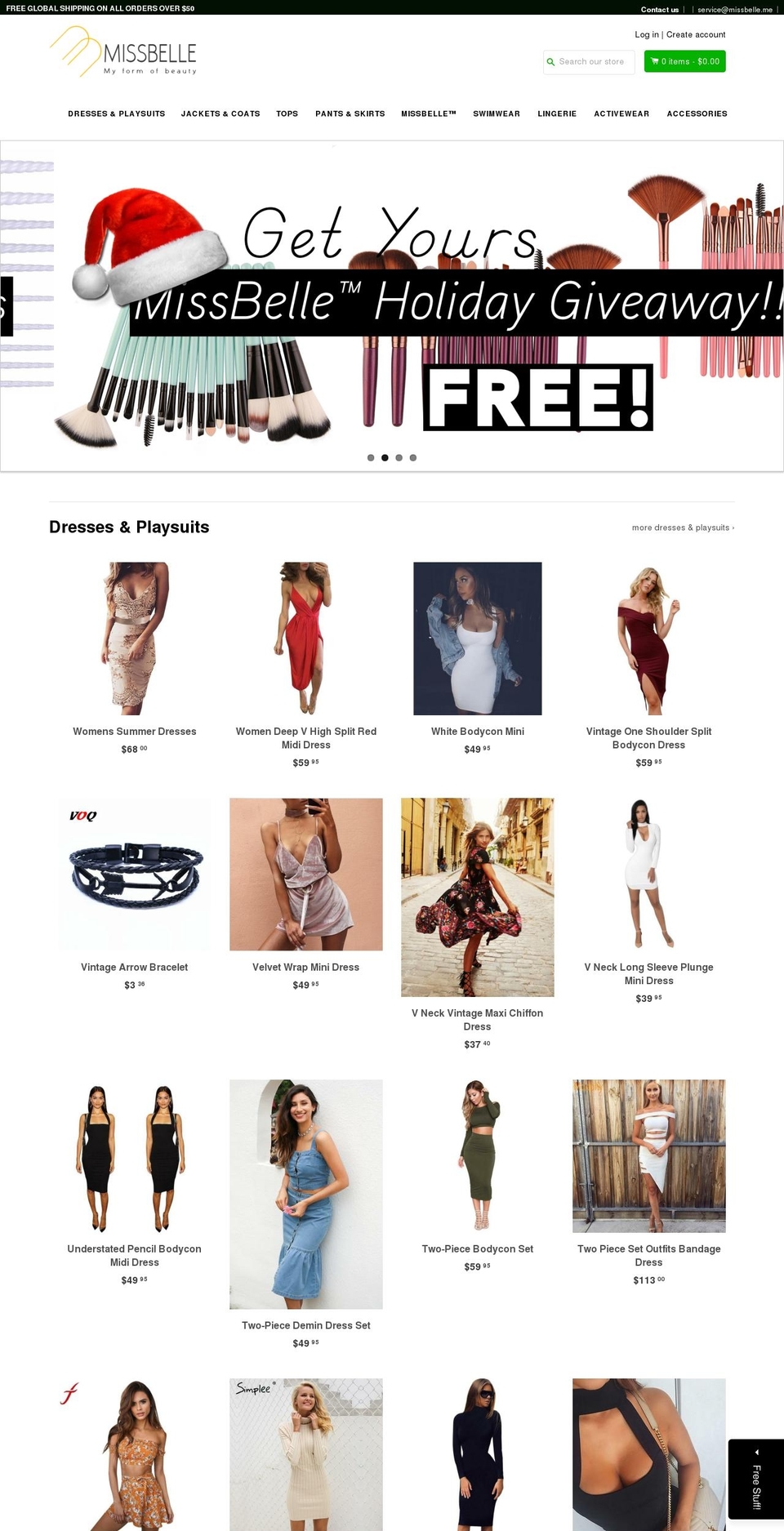 shopify-booster-theme Shopify theme site example missbelle.me