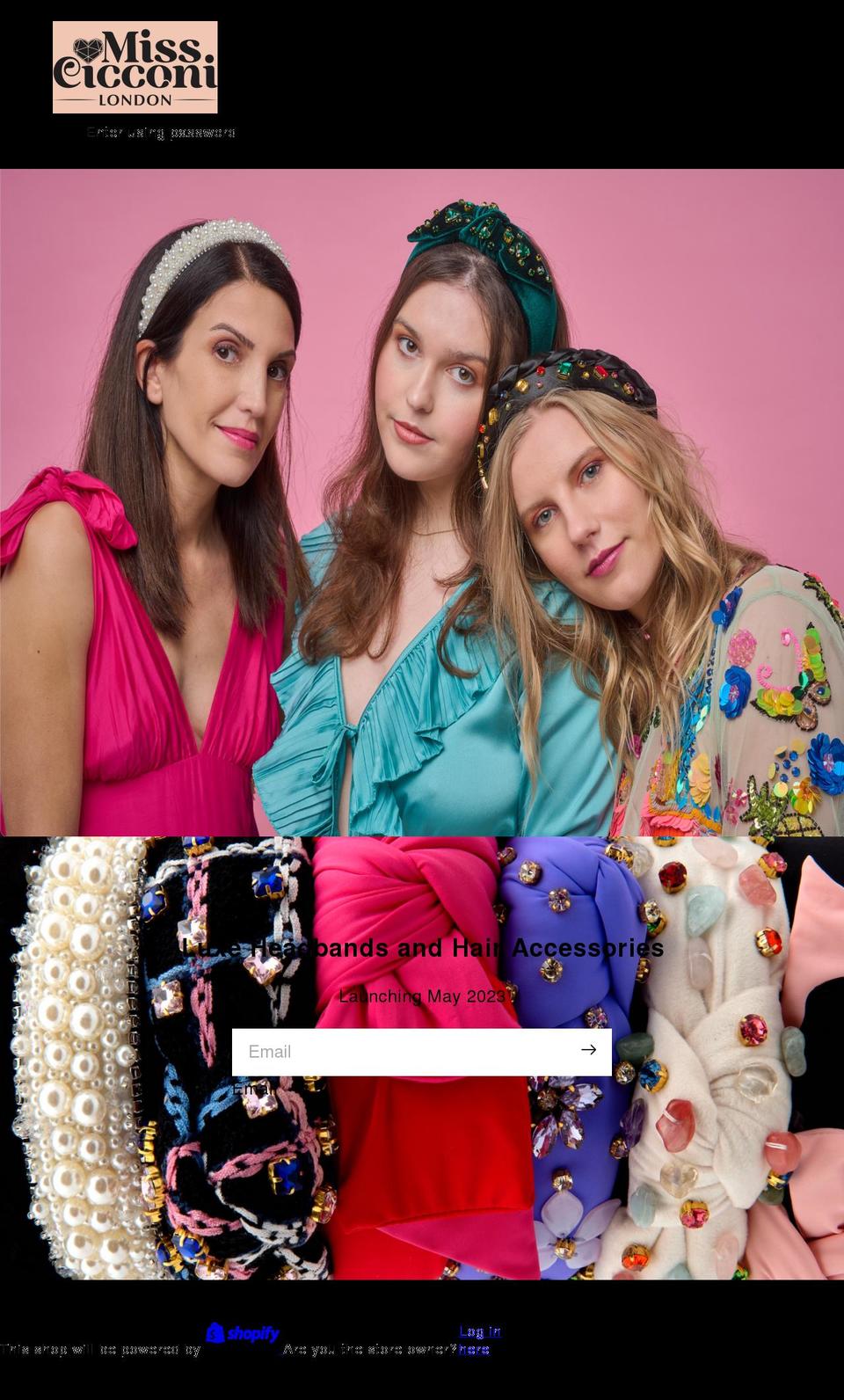 misscicconi.com shopify website screenshot