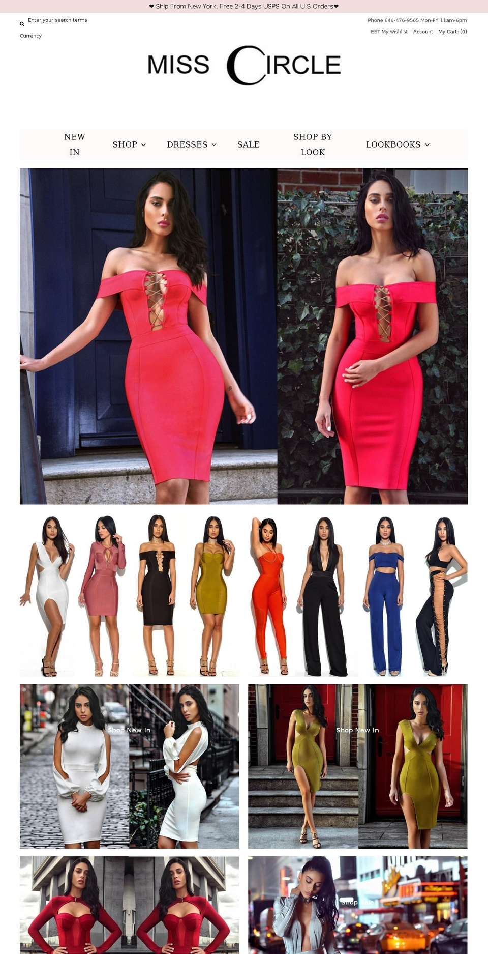 misscircle.com shopify website screenshot