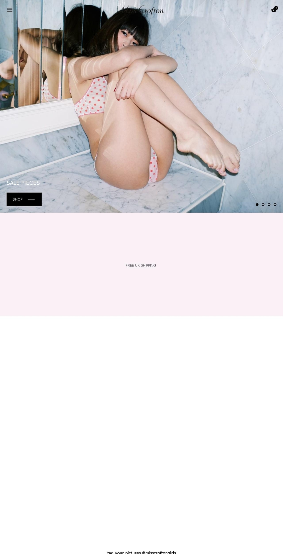 misscrofton.com — Shopify storefront screenshot