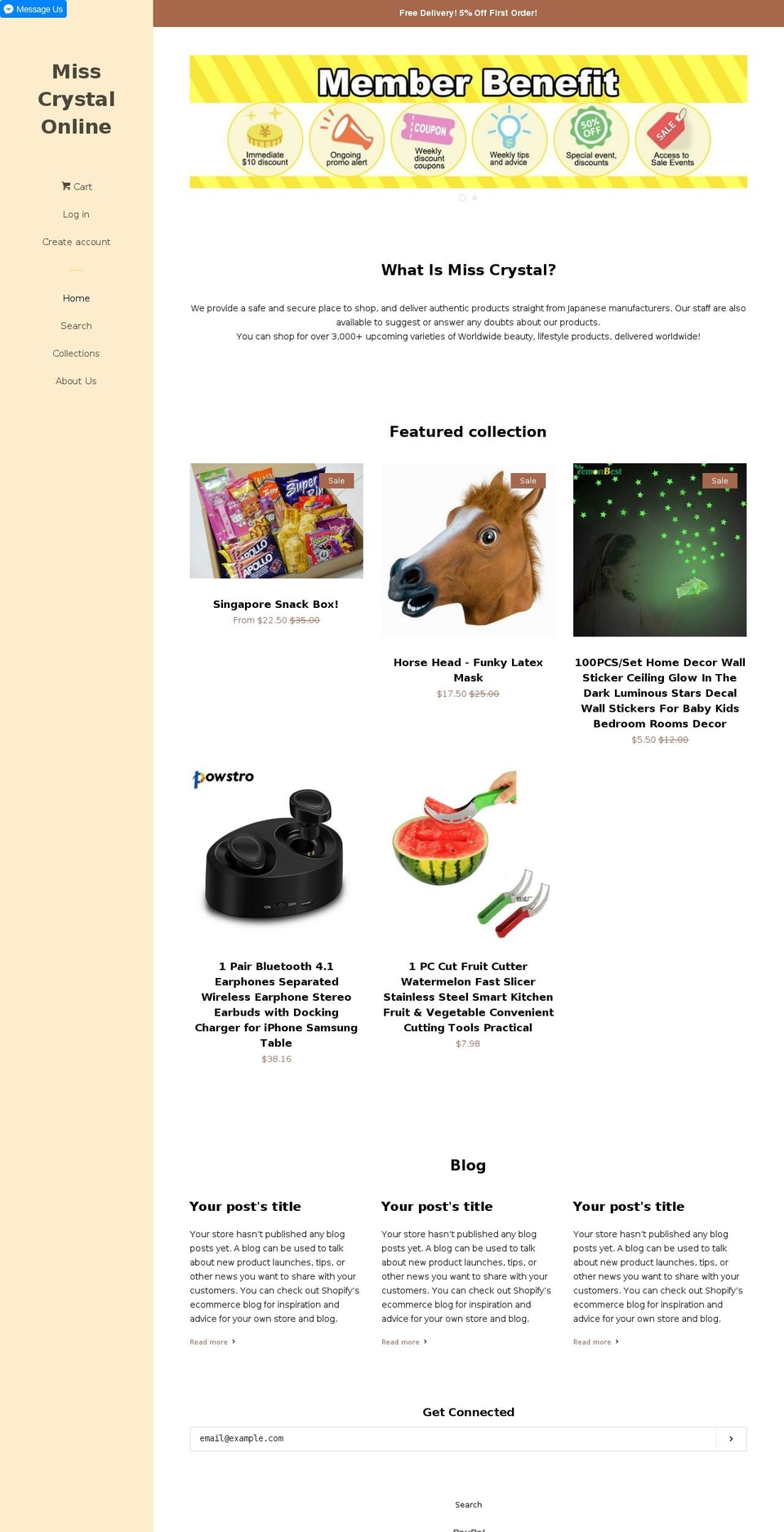 misscrystal.biz shopify website screenshot