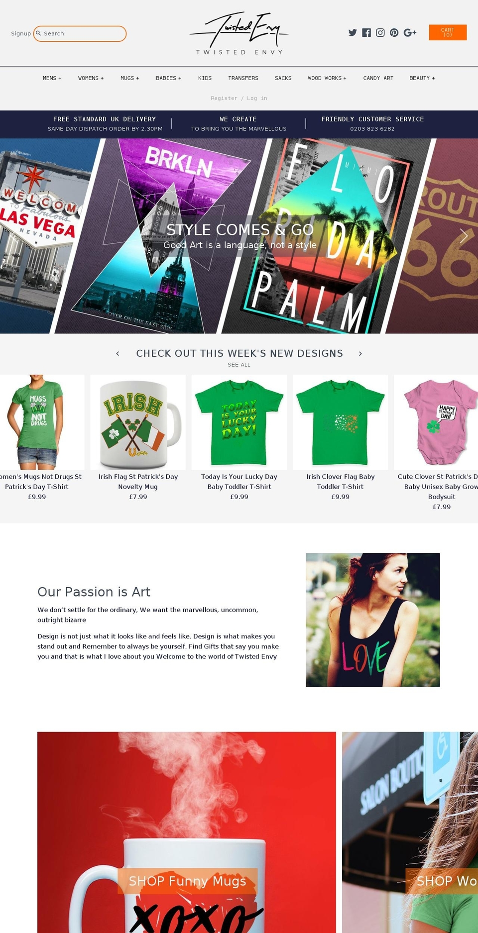 Twisted Envy Shopify theme site example missdiamante.com