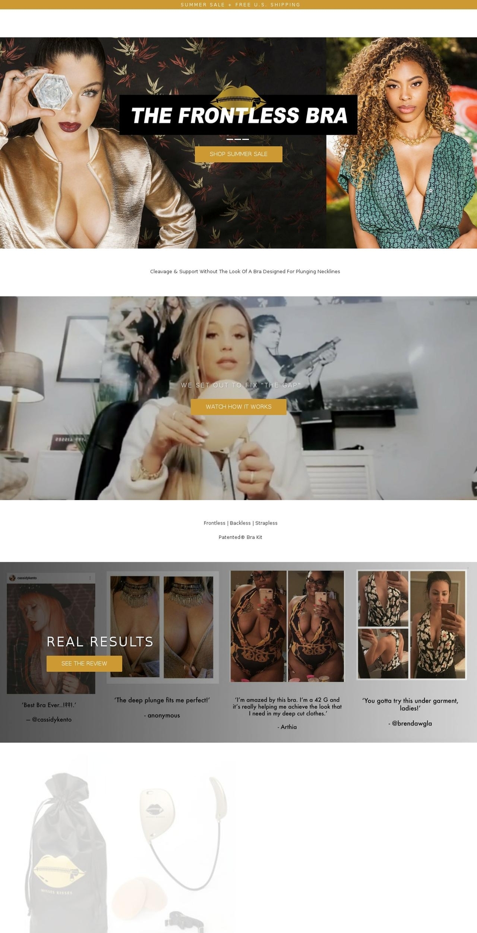 misseskisses.com — Shopify storefront screenshot