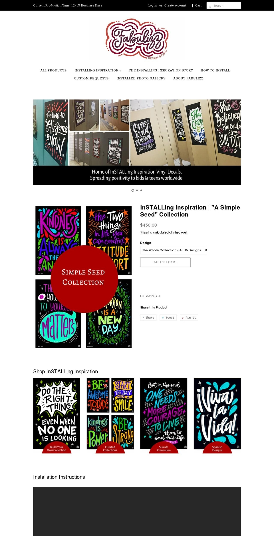 missfabulizz.com shopify website screenshot