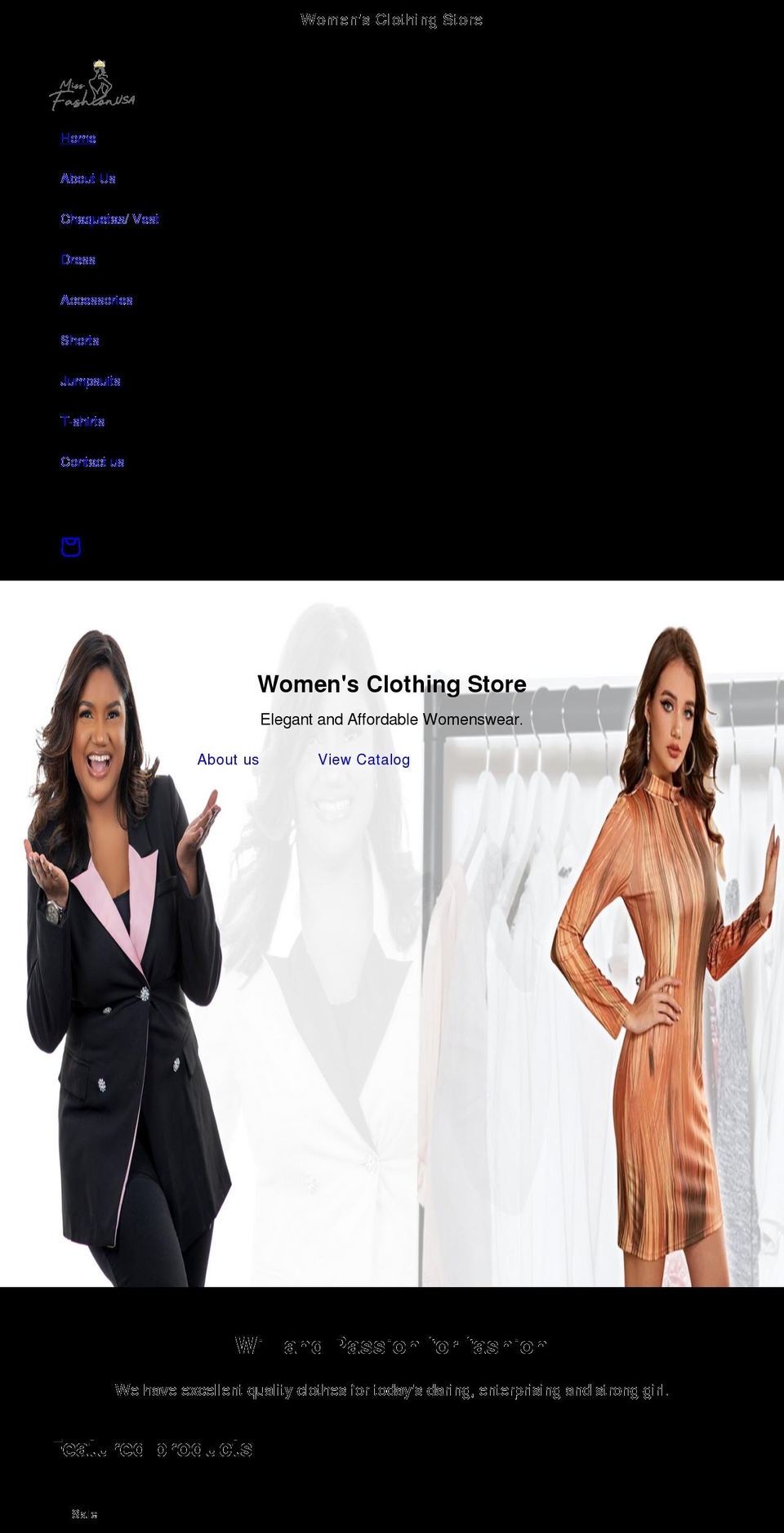 missfashionus.com shopify website screenshot