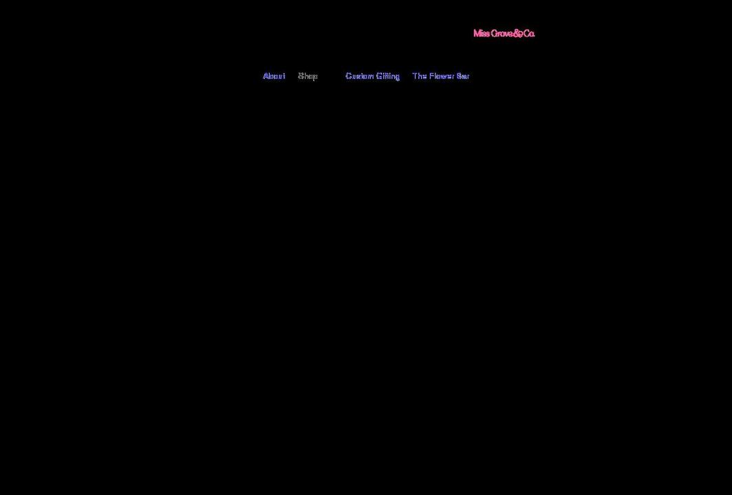 missgrove.com shopify website screenshot