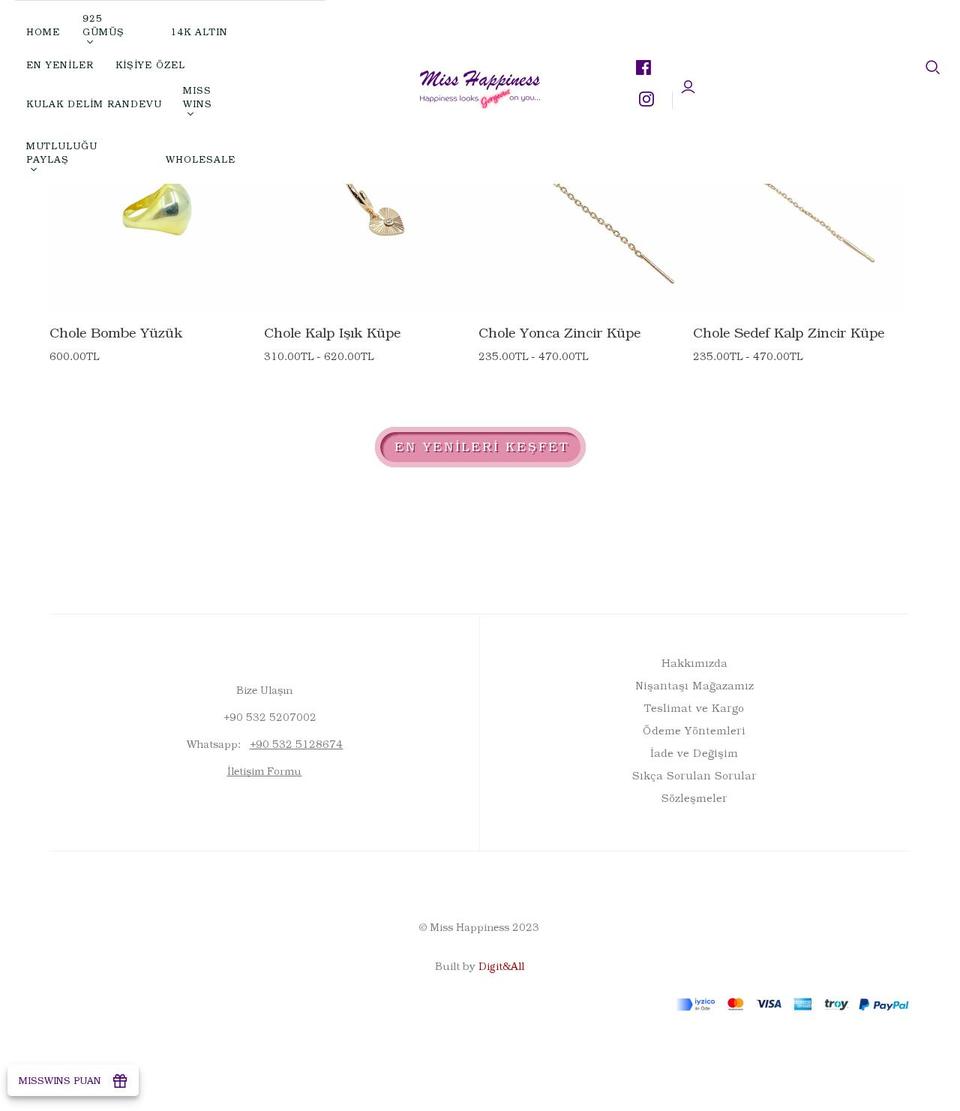 misshappiness.shop shopify website screenshot