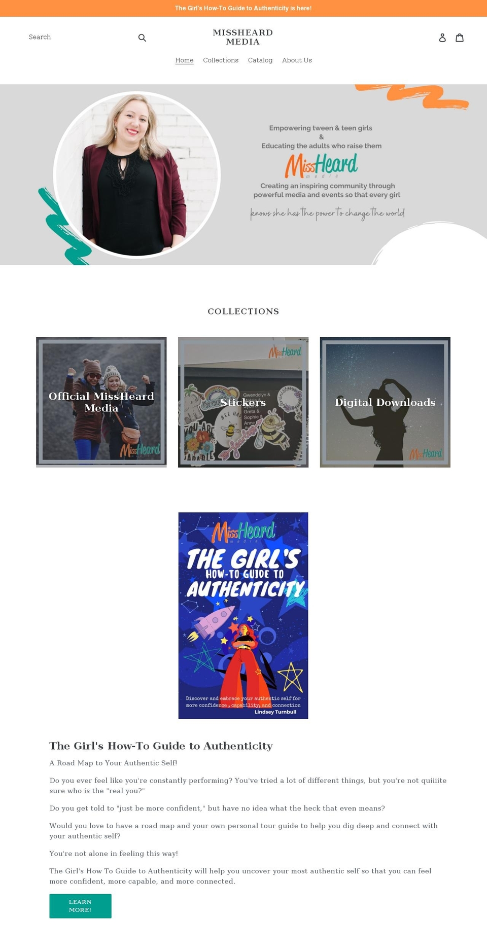 missheard-media.myshopify.com shopify website screenshot