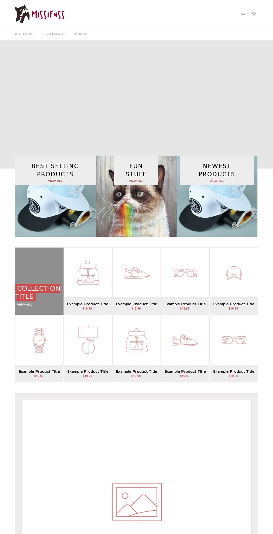 missifuss.com — Shopify storefront screenshot