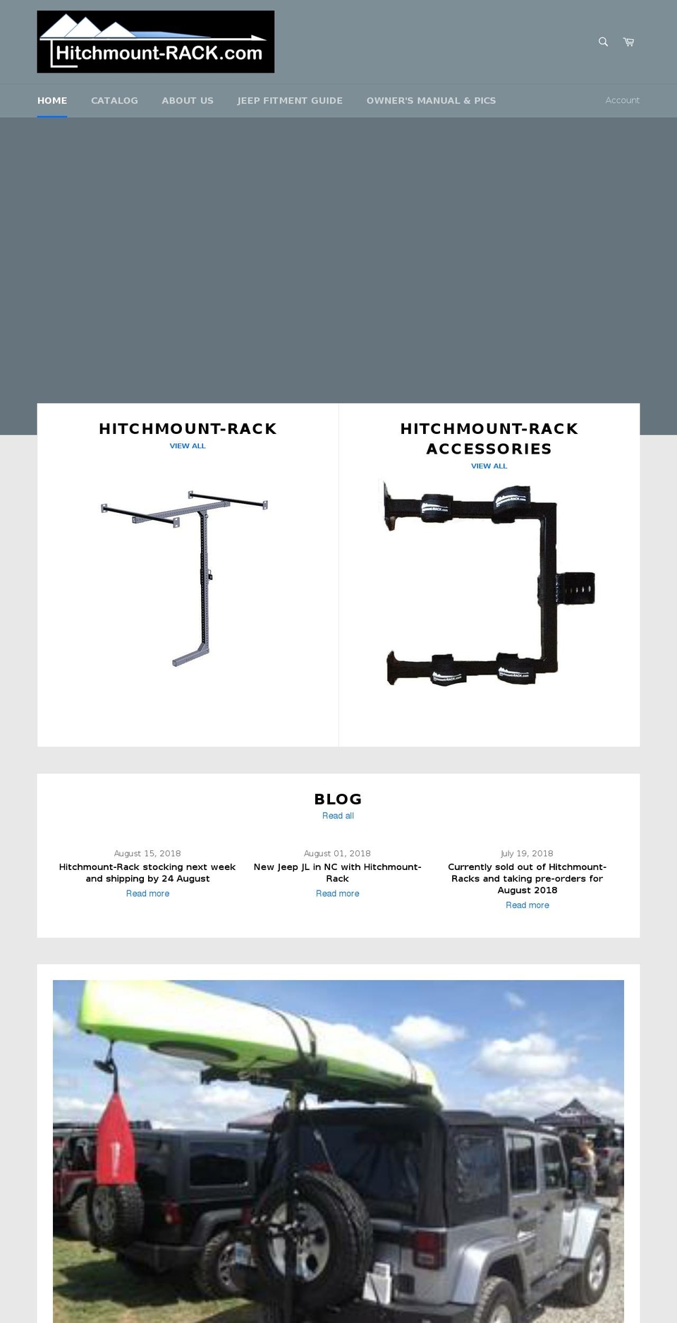missionrack.com — Shopify storefront screenshot