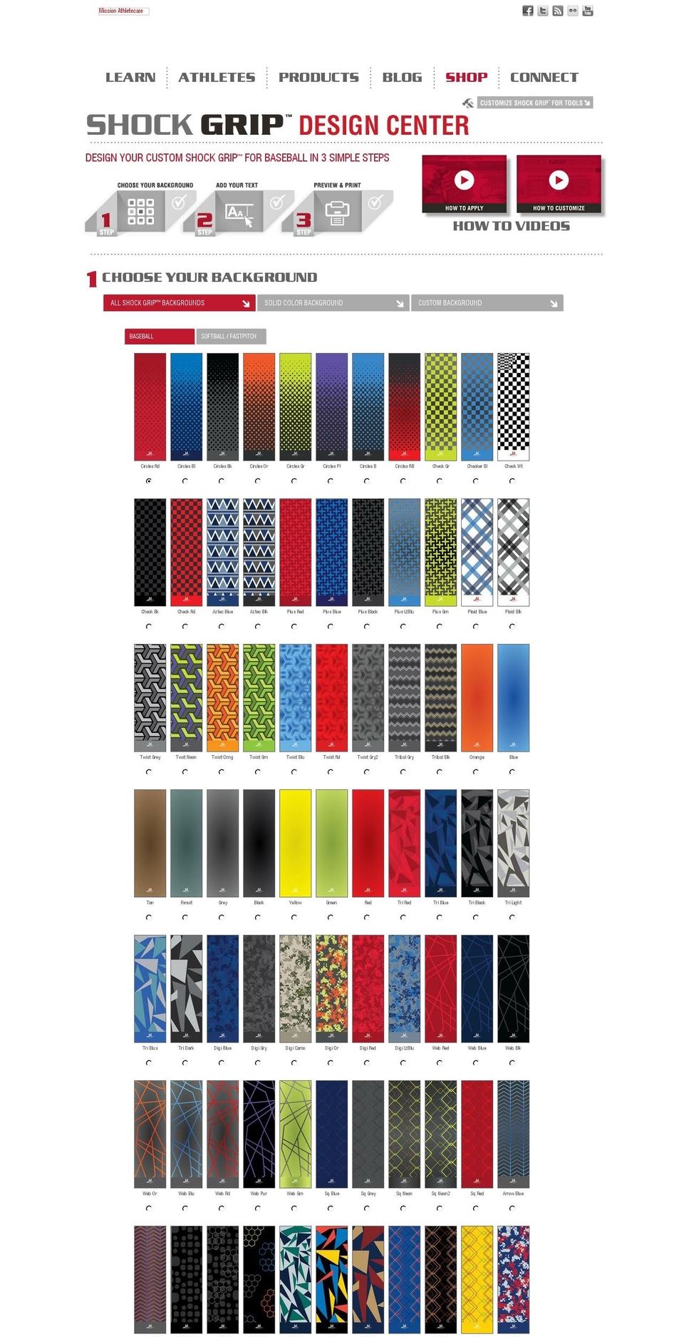 missionshockgrip.com shopify website screenshot