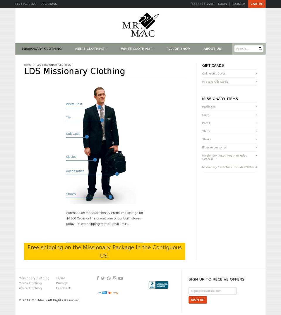 pure Shopify theme site example missionsuit.com