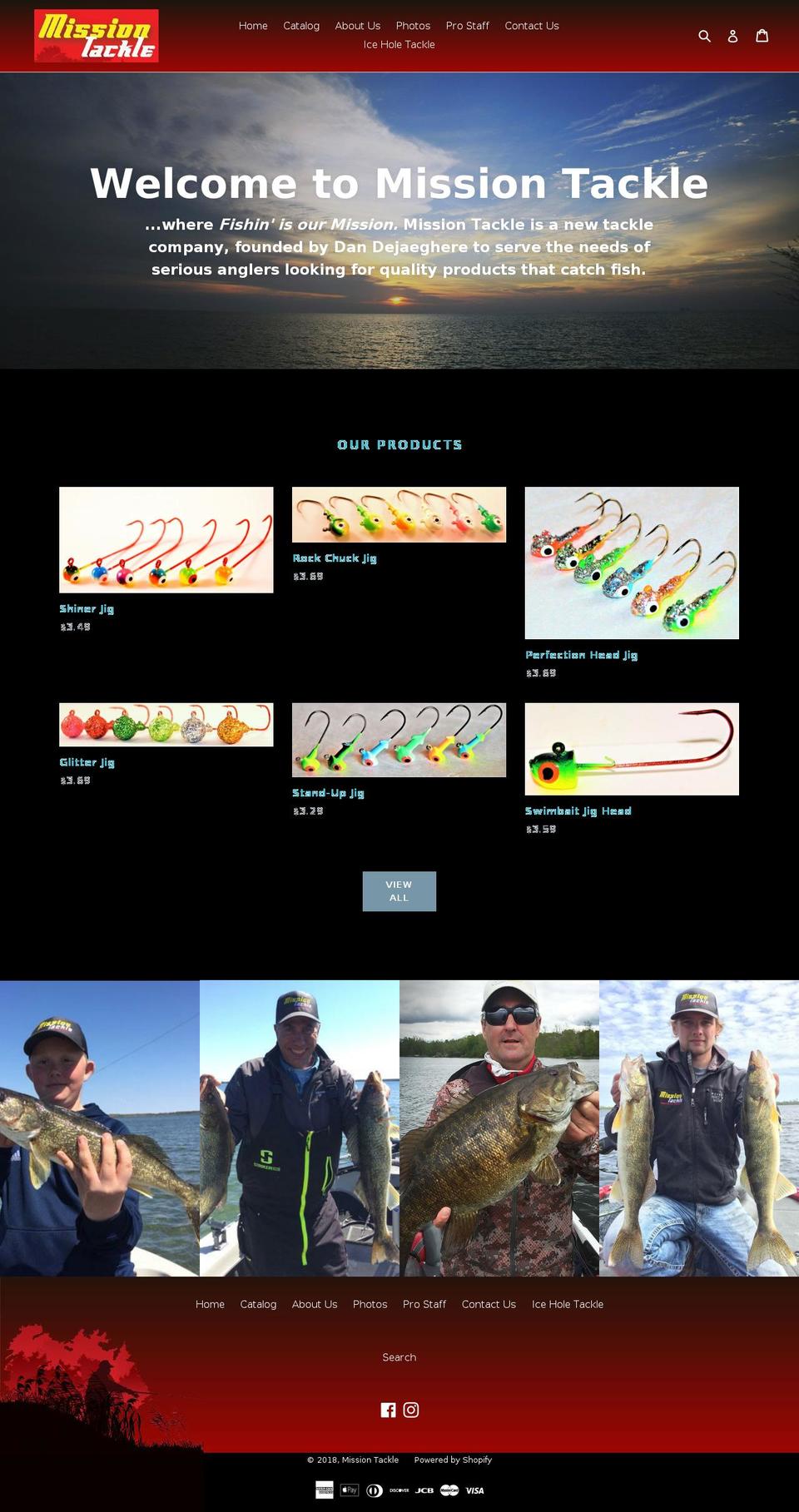 missiontackle.net shopify website screenshot