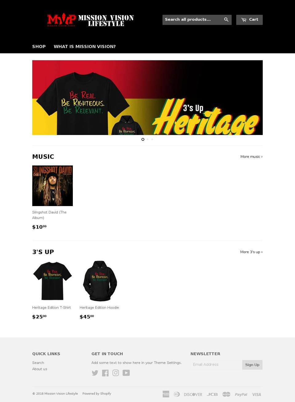 missionvisionlifestyle.com shopify website screenshot