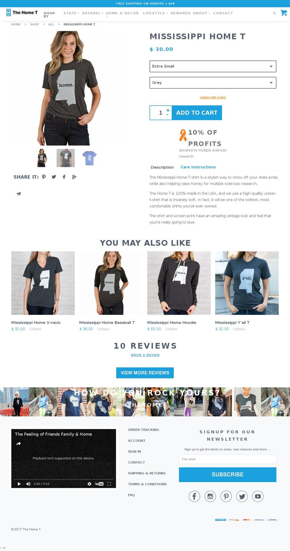 GripsOn - V2.12 Shopify theme site example mississippihometshirt.com