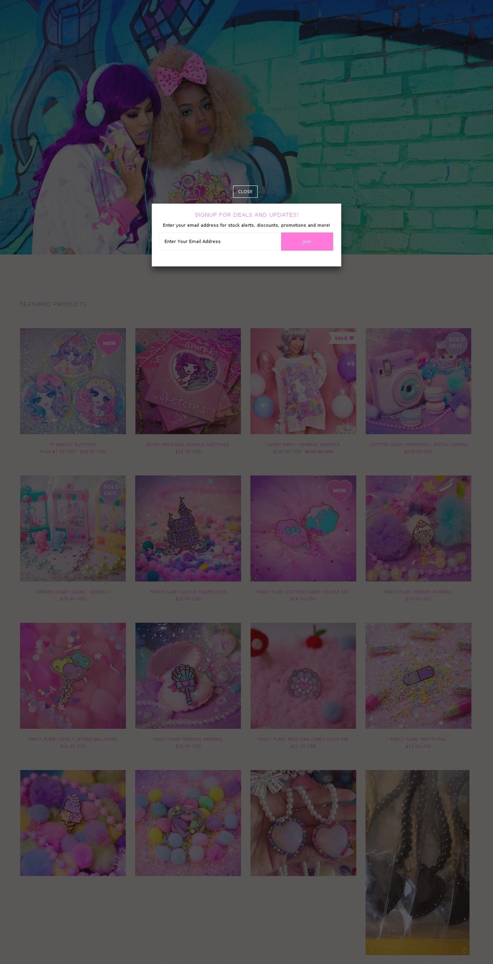 misskika-shop.com shopify website screenshot