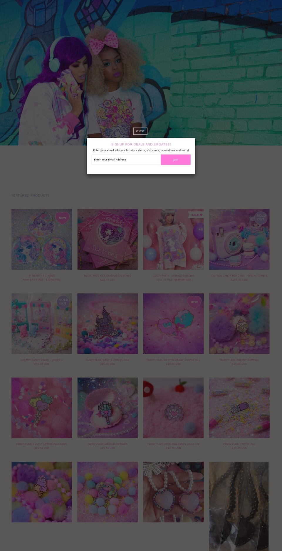 misskika.com shopify website screenshot