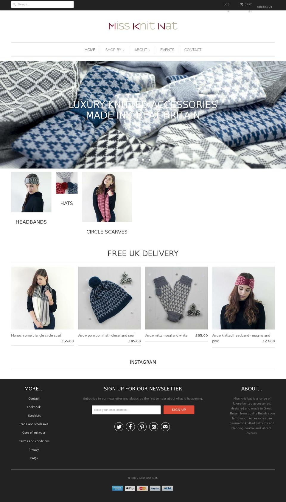 missknitnat.com shopify website screenshot