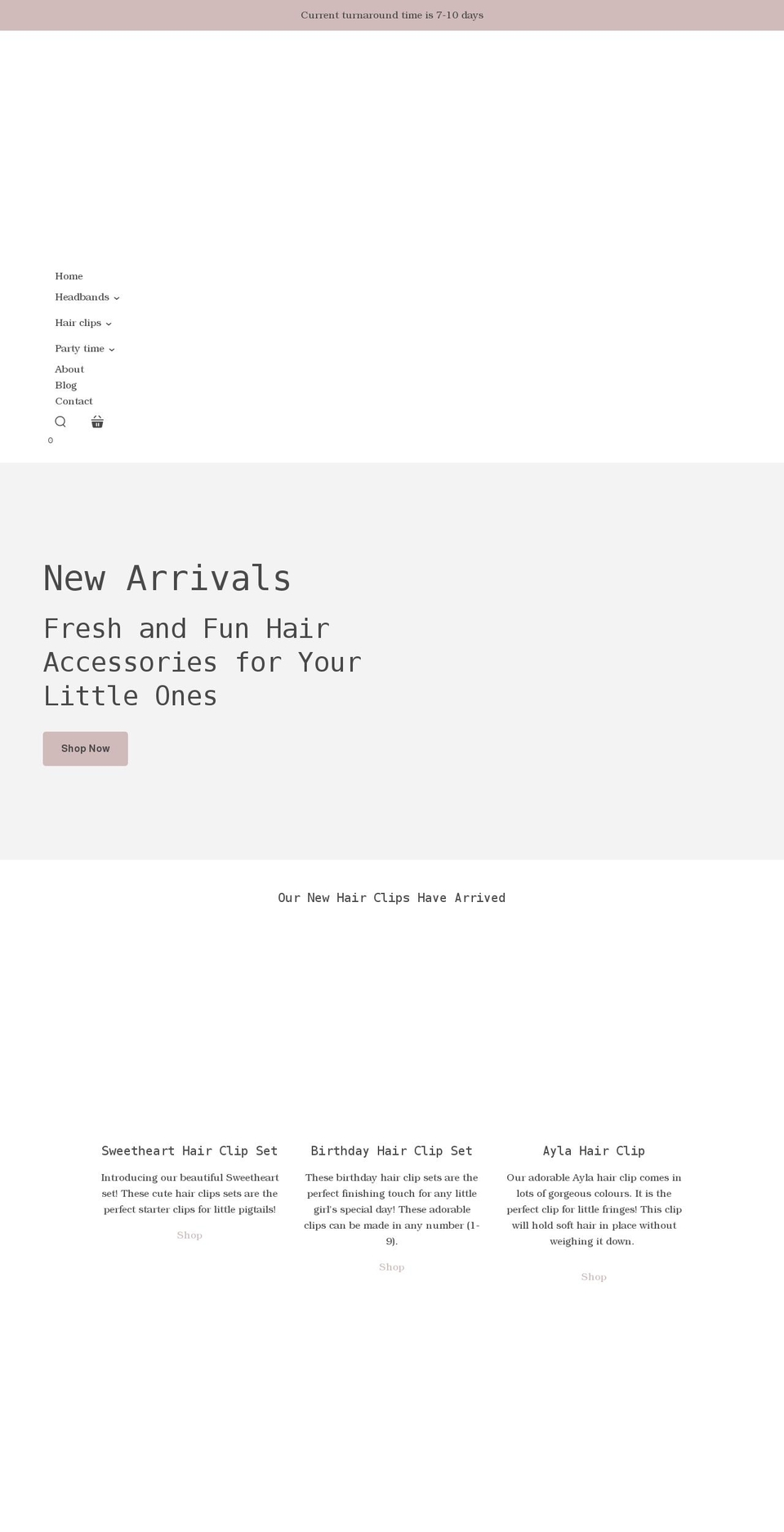 missmaeves.com shopify website screenshot