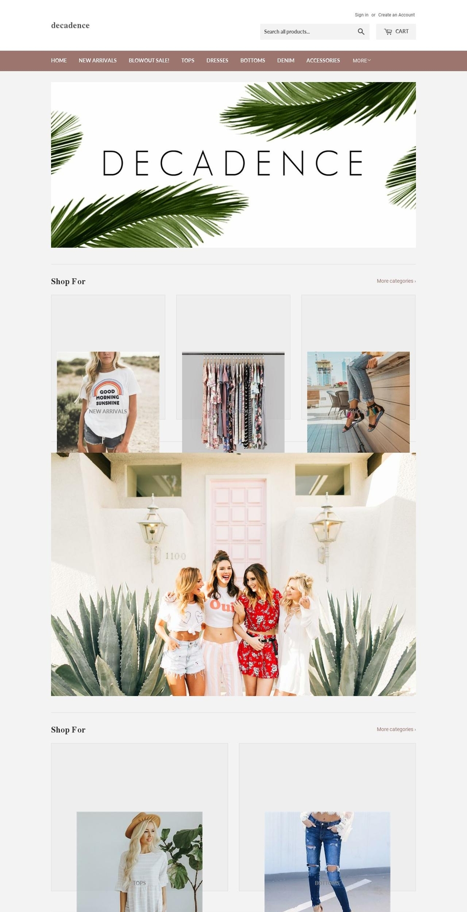 missmesizechart.com — Shopify storefront screenshot