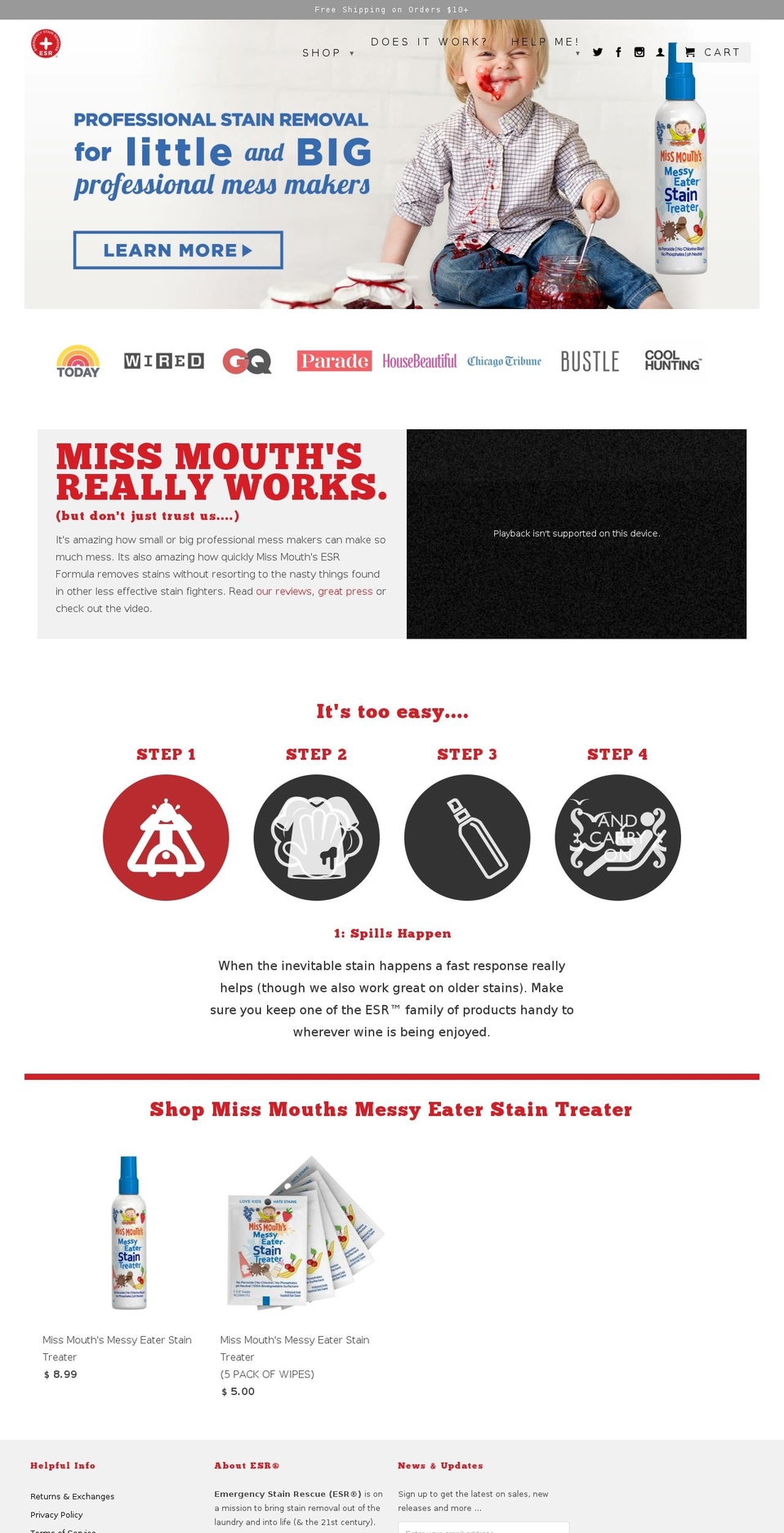 missmouths.com shopify website screenshot