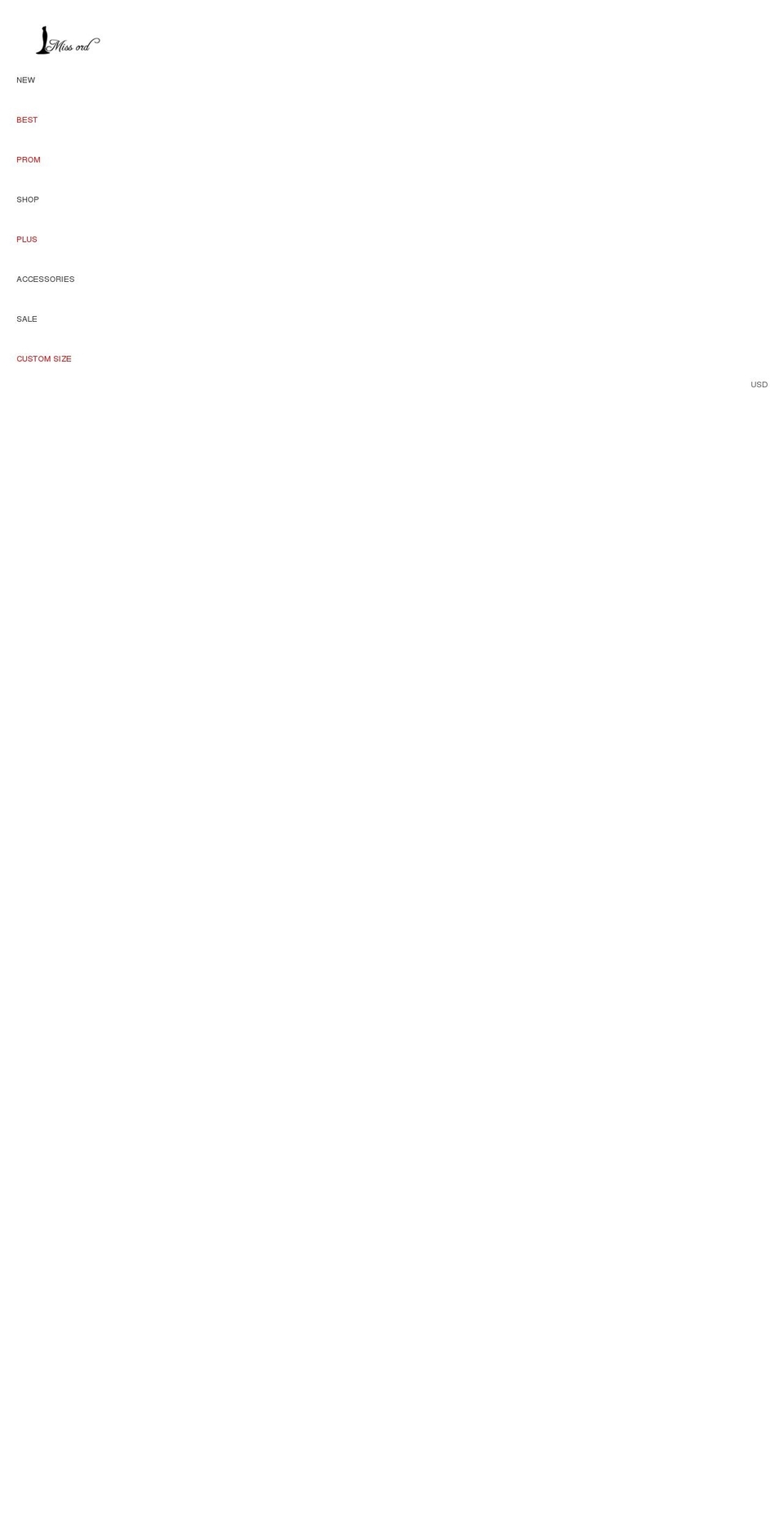 missord.com shopify website screenshot