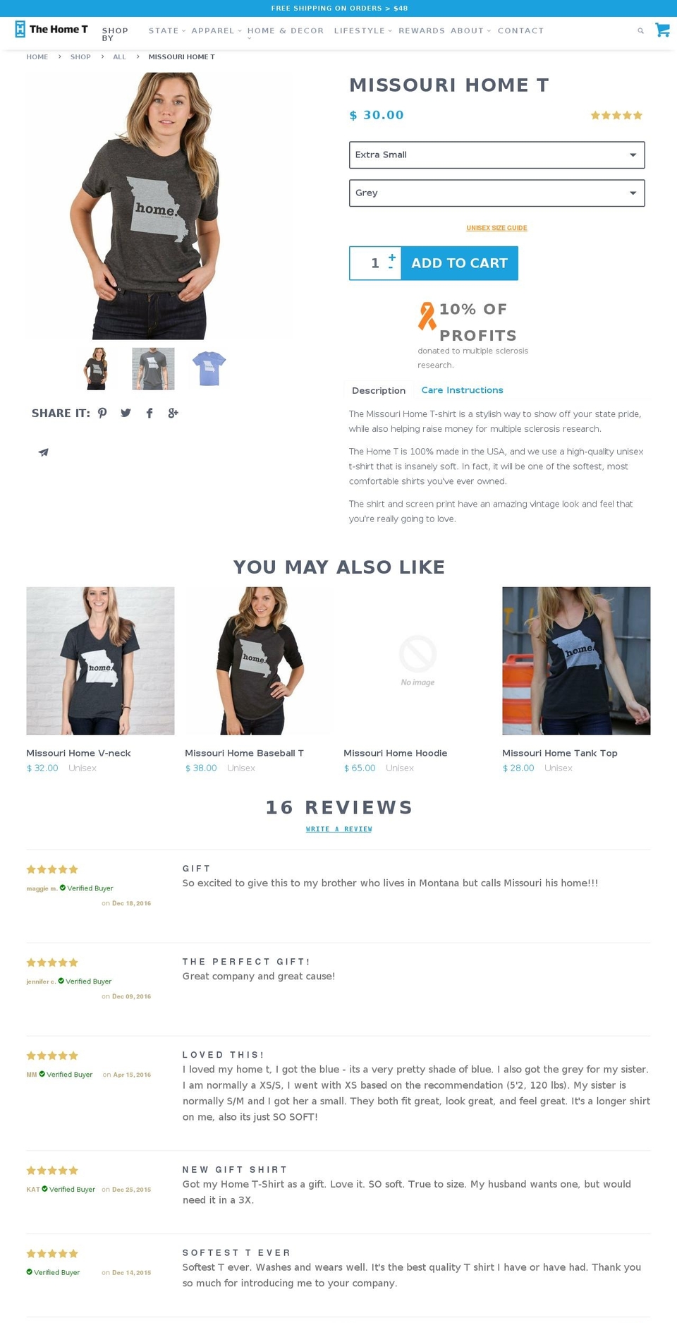 GripsOn - V2.12 Shopify theme site example missourihometshirt.com