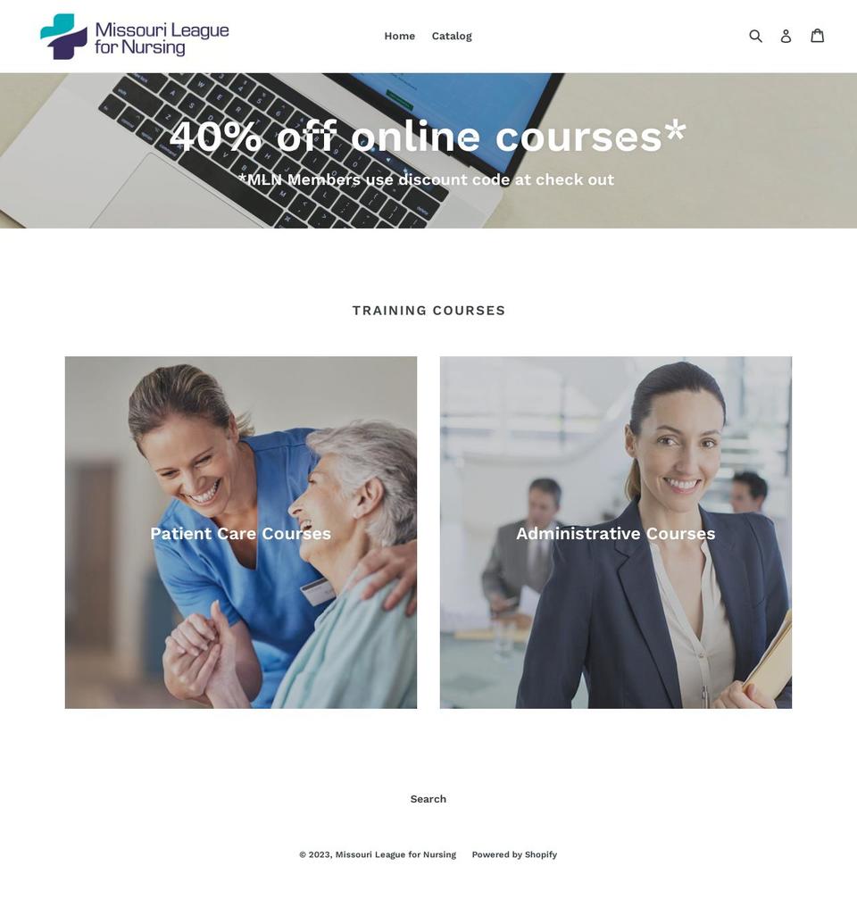 missourileague.myshopify.com shopify website screenshot
