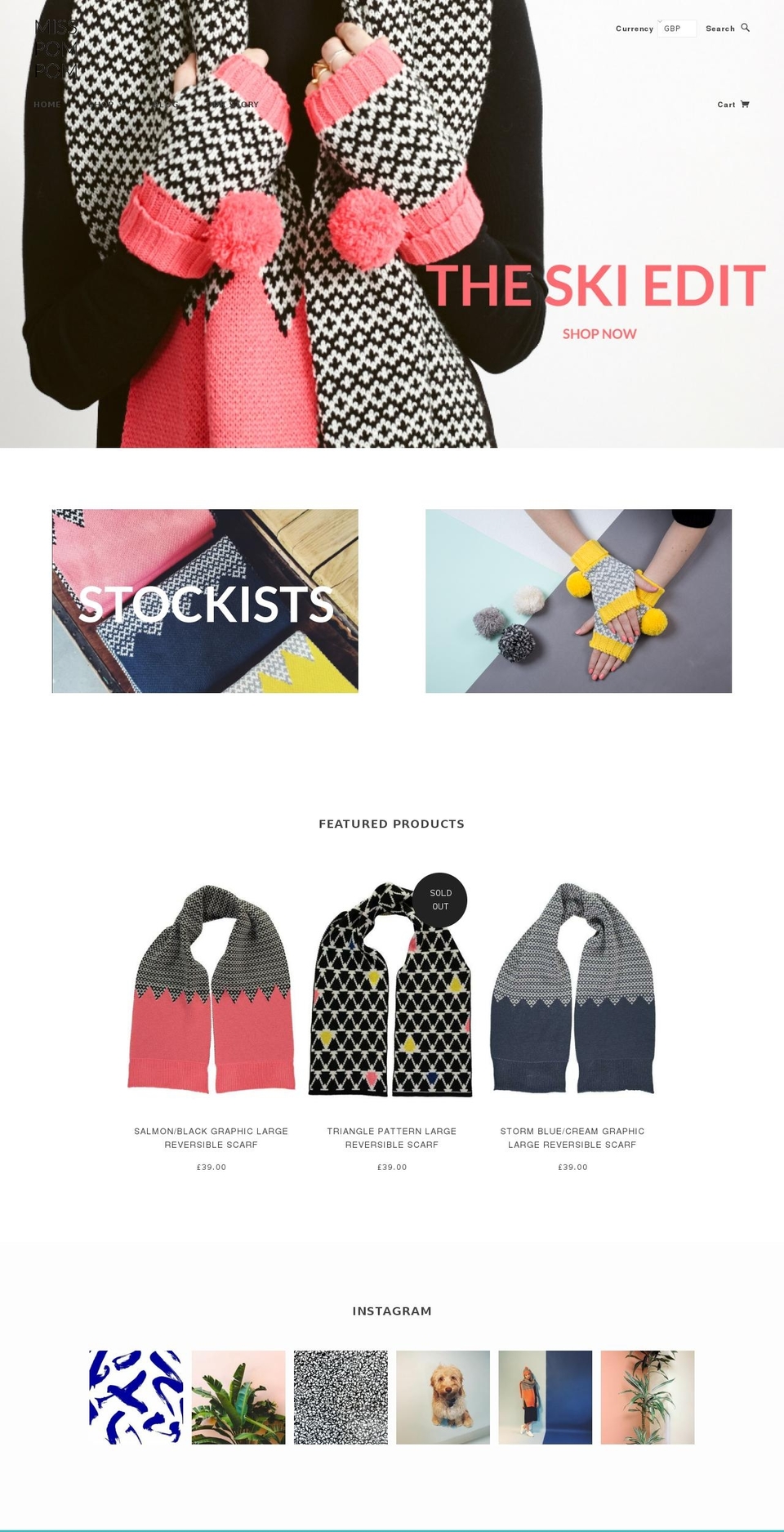misspompom.com shopify website screenshot