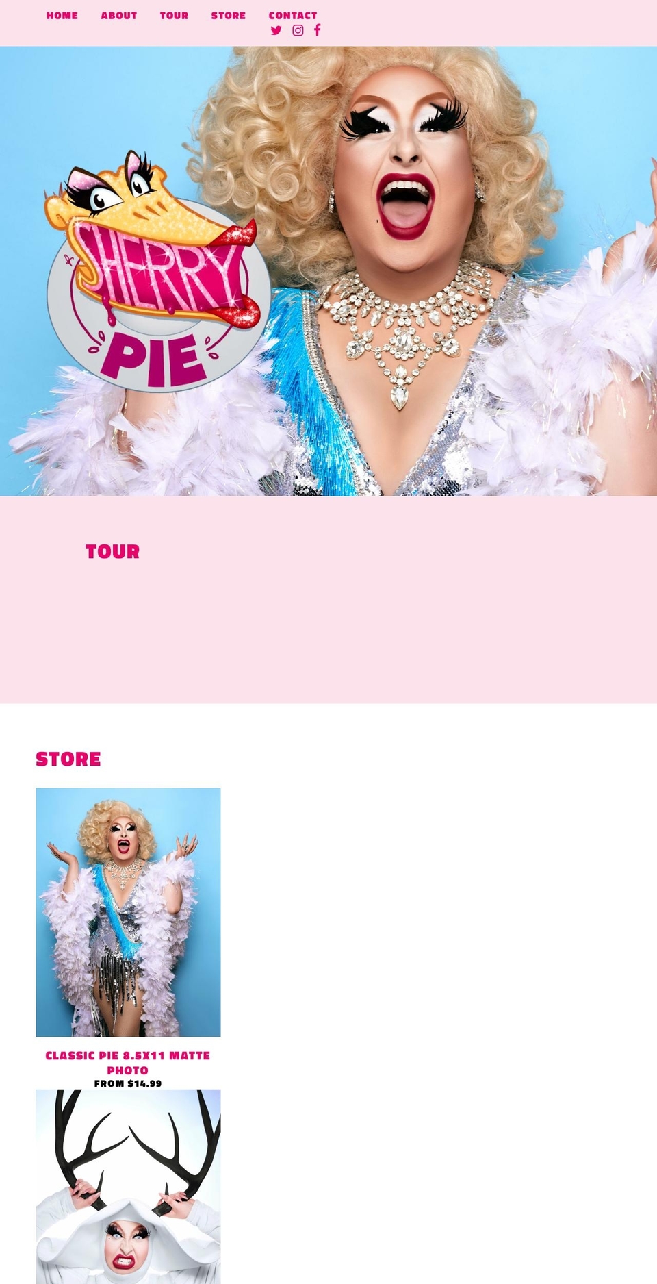 misssherrypie.com shopify website screenshot