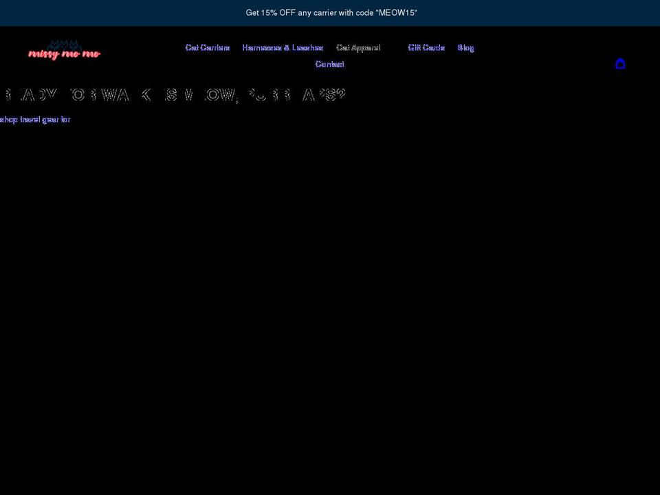 missymomo.com shopify website screenshot