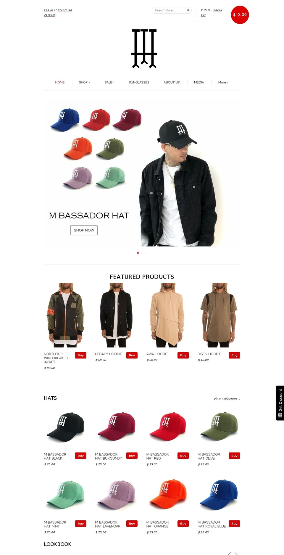 mistakenclothing.com shopify website screenshot