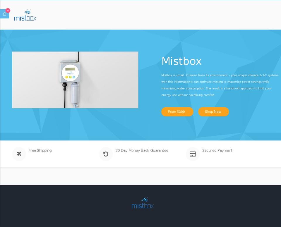 mistbox.myshopify.com shopify website screenshot